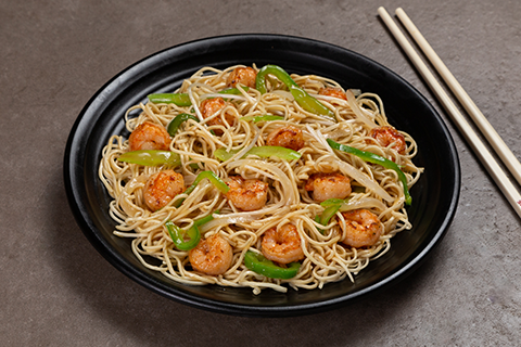 Chaw Mein de camarón