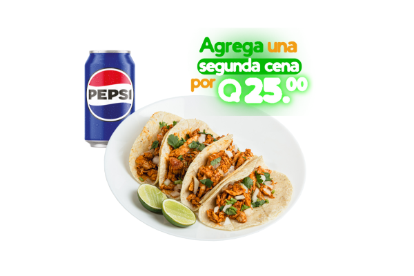 Combo Tacos de Pollo Pibil