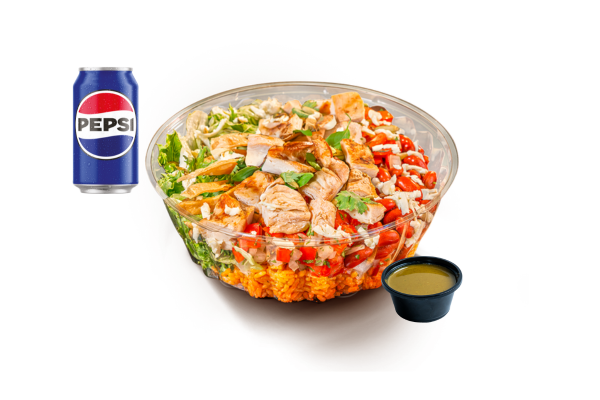 Mexi Bowl con bebida 